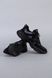 Чоловічі чорні кросівки із нубуку із вставками перфорованої шкіри, 45, 30