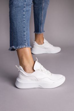 Кросівки жіночі шкіряні білі, 36, 24