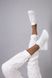 Кросівки жіночі шкіряні білого кольору з перфорацією, 41, 26.5