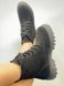 Ботинки женские замшевые черные, на шнурках, зимние, 41, 26.5