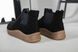 Мужские черные замшевые зимние ботинки на резинке, 45, 30