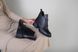 Ботинки женские кожаные черные на каблуке зимние, 36, 23.5