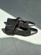 Туфли женские велюровые черные с вставками кожи, 41, 27
