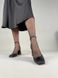 Туфлі жіночі шкіряні чорні на підборах, 40, 27