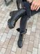 Черевики жіночі шкіряні чорні на шнурках зимові, 40, 26