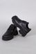 Туфлі жіночі шкіряні чорного кольору на шнурках, 40, 26-26.5