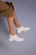 Туфли женские кожаные бежевые на шнурках без каблука, 41, 27