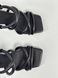 Босоножки женские кожаные черные на каблуке, 40, 26