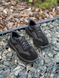 Кросівки жіночі замшеві чорні із вставками шкіри та сітки на чорній підошві, 41, 26.5