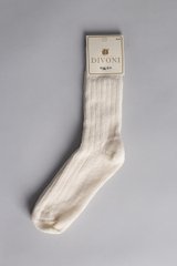 Шкарпетки жіночі молочного кольору