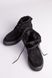 Черевики жіночі замшеві чорні на шнурках, зимові, 40, 26