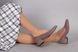 Туфли лодочки женские замшевые цвета латте, 36, 23.5