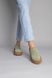 Туфли женские замшевые оливкового цвета на шнуровке, 41, 26.5