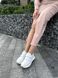Кросівки жіночі шкіряні білого кольору, 36, 23