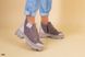 Ботинки женские замшевые цвета латте с кожаной вставкой, 40, 26