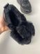 Кросівки жіночі шкіряні чорні із вставками замші зимові, 36, 23.5