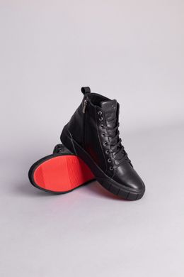 Ботинки мужские кожаные черные зимние, 40, 26.5-27