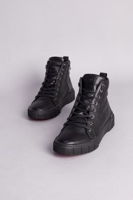 Ботинки мужские кожаные черные зимние, 40, 26.5-27