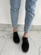 Туфлі жіночі замшеві чорного кольору на шнурках, 36, 23-23.5