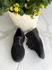 Туфлі жіночі замшеві чорного кольору на шнурках, 36, 23-23.5