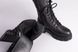 Ботинки женские кожаные черного цвета, зима, 40, 26