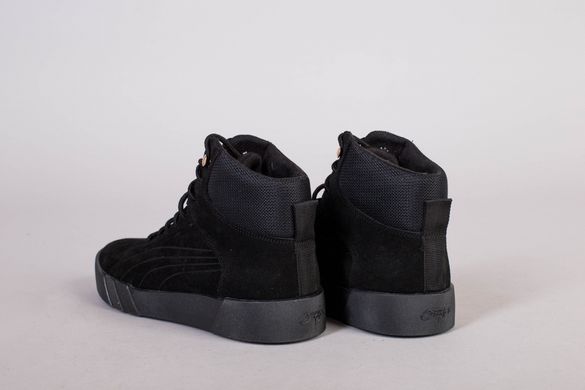 Мужские зимние замшевые черные ботинки, 45, 30
