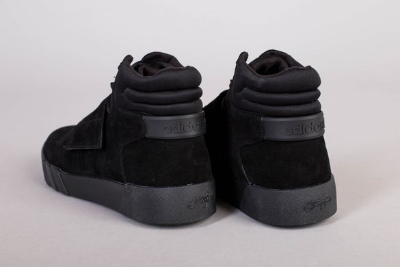 Мужские зимние черные замшевые ботинки, 45, 30