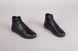 Ботинки мужские кожаные черные, на шнурках и липучке, деми, 41, 27-27.5