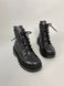 Ботинки женские кожаные черного цвета на байке, 36, 23