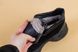Кроссовки женские кожаные черные с вставками замши зимние, 40, 26