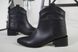 Ботинки женские кожаные черные без замка демисезонные, 41, 27