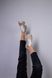 Кроссовки женские замшевые бежевого цвета с вставками кожи, 41, 26.5