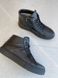 Ботинки мужские кожаные черные зимние, 45, 30