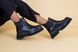 Ботинки женские кожаные черного цвета с резинкой зима, 35, 23