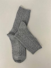 Шкарпетки жіночі з верблюжої вовни сірі