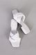Шлепанцы женские кожаные белого цвета на небольшом каблуке, 41, 26.5