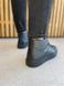 Ботинки мужские кожаные черные демисезонные, 40, 27