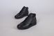 Ботинки мужские кожаные черные демисезонные на шнурках, 41, 27-27.5