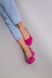 Туфли лодочки женские замшевые цвета фуксии, 36, 23.5