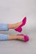 Туфлі човники жіночі замшеві кольору фуксії, 36, 23.5