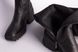 Сапоги женские кожаные черные на небольшом каблуке, 36, 23.5